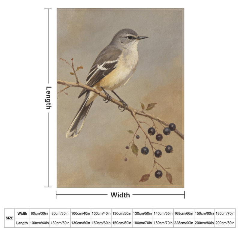 Jeté en flanelle de luxe perché gris, 40 po x 50 po