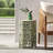 12" Cut Out Side Table, Iron, 10.5"X18.5", Patio Decoration Element Stylish Iron Out, Outdoor Activity-907518964