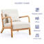 Chaise avec accoudoirs de lecture rembourrée Comfy-556028735