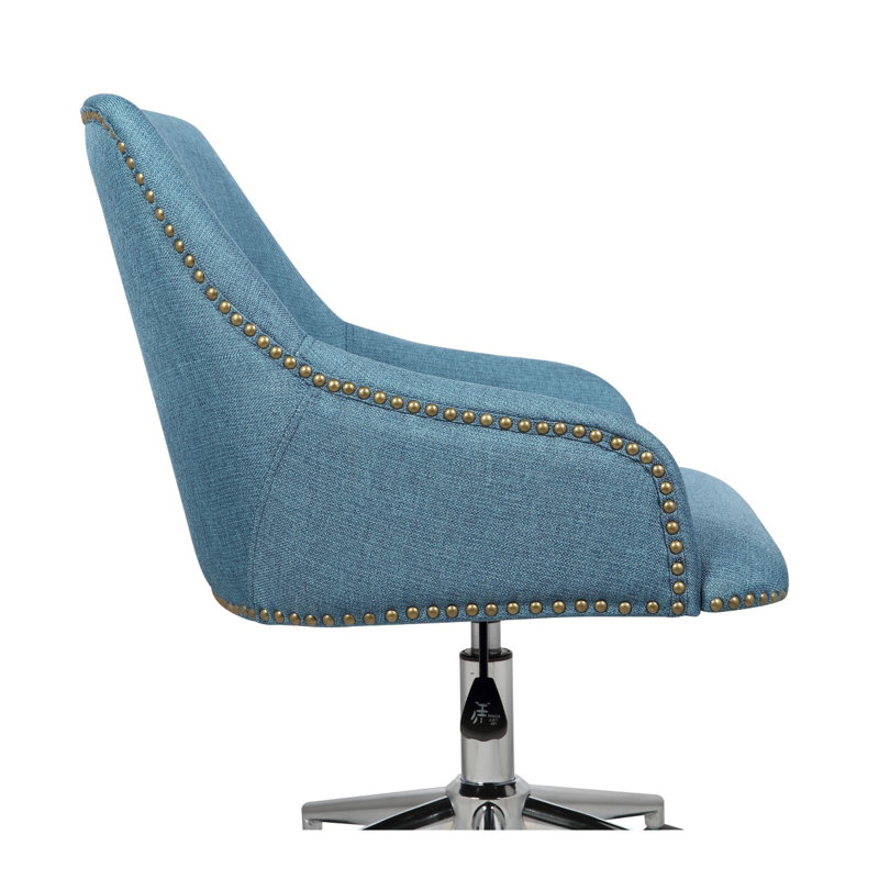 Linen Task Chair, Blue