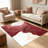 Burgundy Gold Abstract   area rugs for Living Room, Soft and Comfortable, Suitable for all seasons, easy to maintain, machine washable Indoor floor mat, Under Table Farmhouse suitable for Bedroom, Dining Room, Study,  Balcony, Home Decor Patio-419931532
