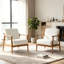 Fauteuils rembourrés de style Mid-Century-126018242