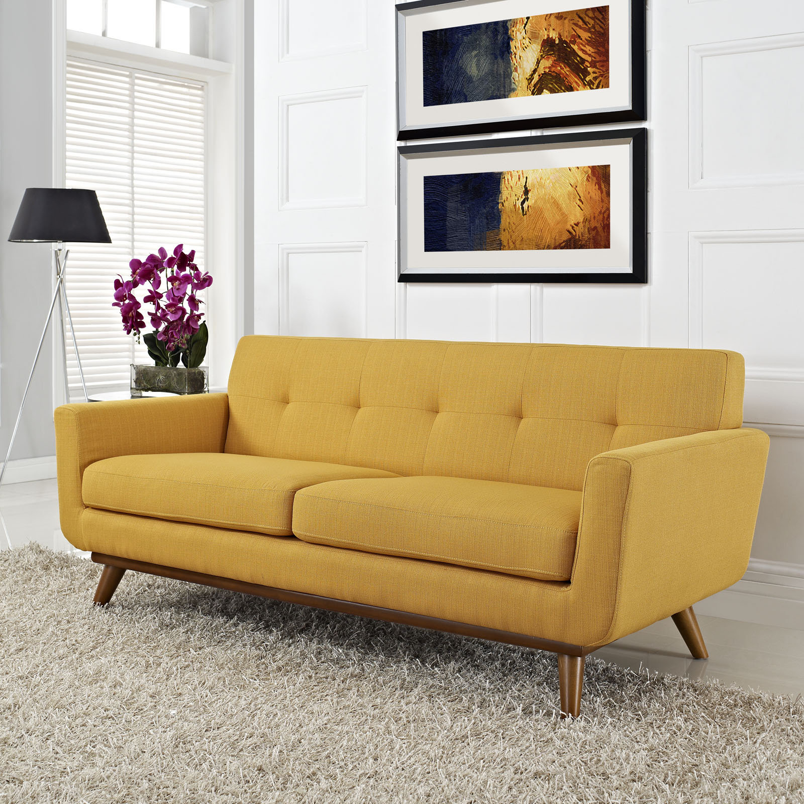 Messinger 78” Square Arm Loveseat