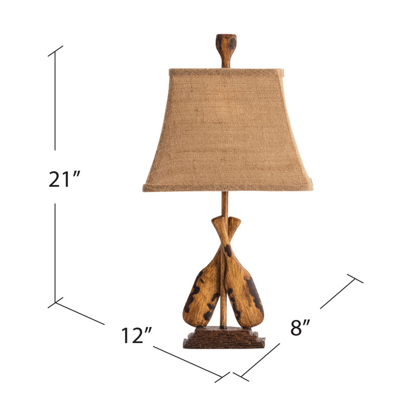 Lampe de table standard brune 21 "Ellensburg