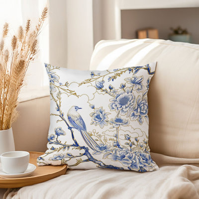 Dreaming of Birds IV Luxe Pillow Cover