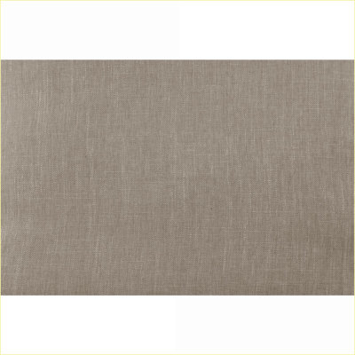 Repose-pieds en bois patiné gris ardoise avec coussin en duvet et amp; Tissu brun clair texturé | Structure en bois | Tissu brun clair brun clair