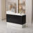 Contemporary Rectangular Manufactured Wood Reception Desk-842425244