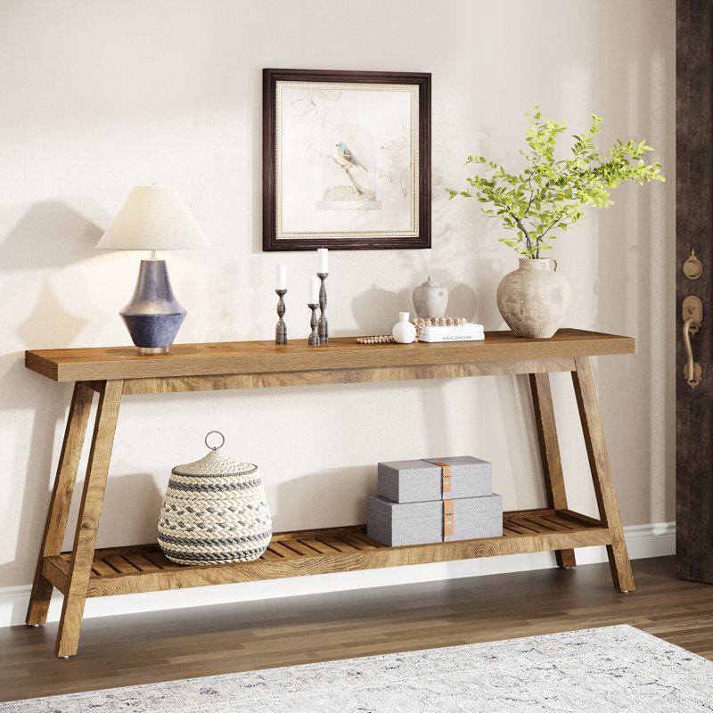 Nunamaker 180.1Cm Console Table, Light Brown