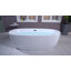 Baignoire de trempage autoportante en acrylique à double extrémité 67 po. X 32 po. Blanc-50251258