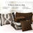Brown Comforter Set Queen Patchwork Striped Bed in a Bag-137105505