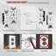 Plaques murales sans vis ENERLITES - Blanc-91290711-132282282