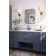 21'' x 18'' White Rectangular Vitreous China Drop-in Bathroom Sink with Overflow