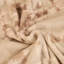 Jeté beige en flanelle Tie-Dye Abstract