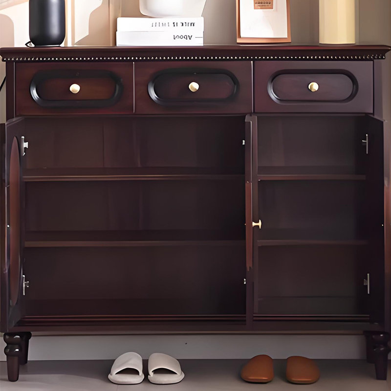 American style retro trendy storage shoe cabinet