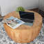 Table basse 31,50 "en forme de seau rétro pour bureau, salle à manger et salon