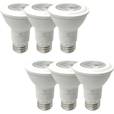 Ampoules à DEL Rs Par 20, à intensité variable, 7 W, 500 Lm, projecteurs à DEL, (ampoule halogène 50 W équivalente) 15 000 heures, base à vis E26, homologuées