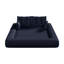 Canapé-lit pliable 78,7 po 3-en-1, rembourré de mousse en tissu Teddy, convertible en méridienne ou en lit-853150220
