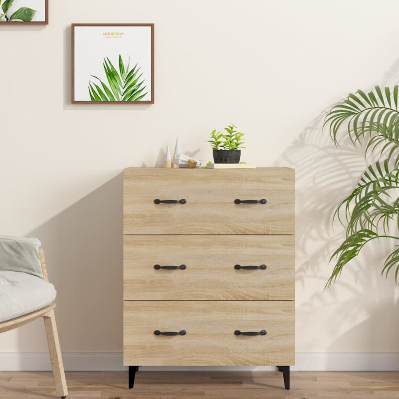 Coverty 69.5cm W 3 - Drawer Chest of Drawers