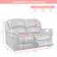 Arles 2 Seater Reclining Loveseat-27315466-37339997