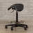 Bouley Adjustable Height Lab Stool with Footring Wheels