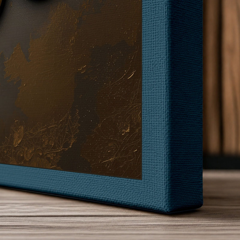 Print, 30x20 - 76.2 x 50.8 cm, Teal Border
