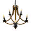 Lustre empire 6 lumières Charmen
