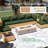 8-Piece Rattan Patio Conversation Set with Cushions and 56-Inch Outdoor Fire Pit Table-214959113