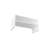 White 2-Shelf Shoe Rack