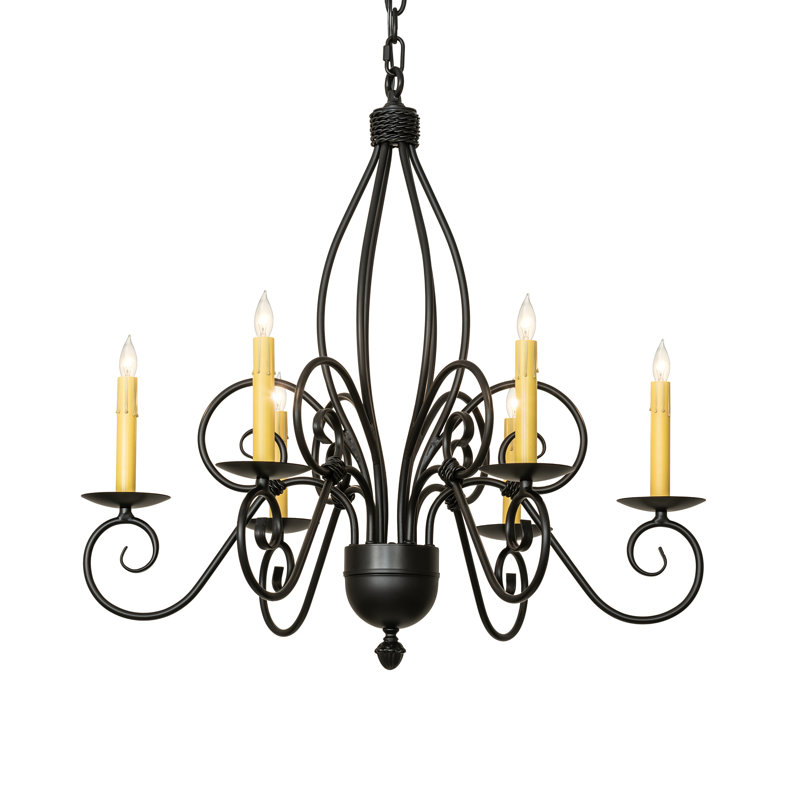 Decourcey 6 - Light Dimmable Empire Chandelier