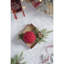 Ornement en forme de boule de baies rouges 6,5 x 6,5 po, boules de Noël suspendues décoratives pour décorations de fêtes, ensemble de 3