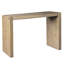 Console en bois massif 54 po, touche moderne, couleur blé récupéré, pour divers finis de pièces, styles variés