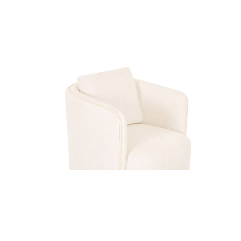 Cecil Dining Chair Tapestry, White