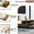 Luxury Sofa/Fabric Sofain Living Room Left And Right Interchangeable/Four Seat Sofa/Off-White