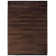 Chevron Area Rug in Chocolate