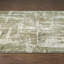 Tapis abstrait en polypropylène vert / gris-1891076880