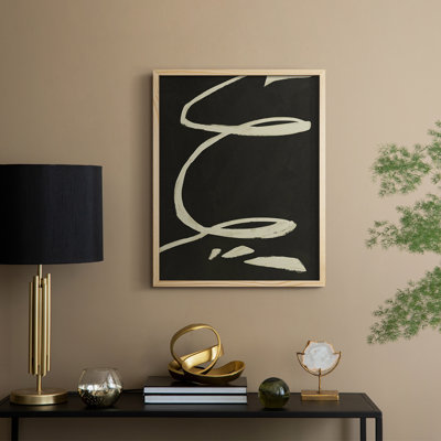 «Neutral Spring III», reproduction encadrée - bois massif