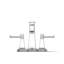 Riff Centerset Bathroom Sink Faucet, 1.0 GPM-1547758277