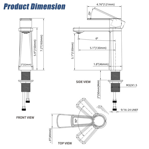 Dimensions du produit