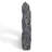 Colossal Cast Stone Sculpture, Two Holes, Charcoal Stone