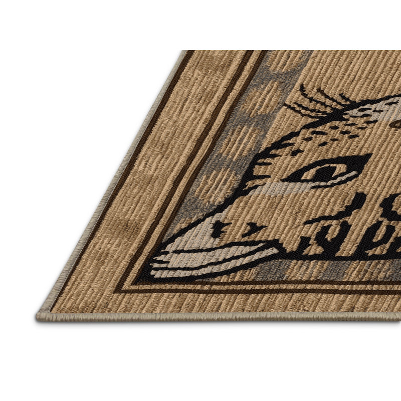 Tapis lavable avec gros chats Margay, Rectangulaire 2 pi x 3 pi