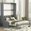 Lit escamotable mural Murphy avec coussin