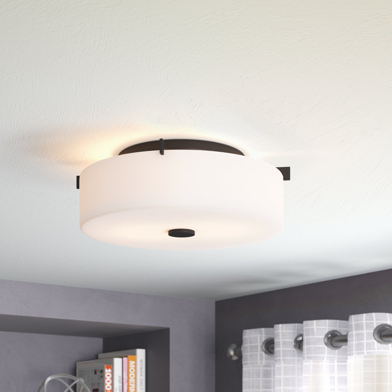 Kyoto Flush Mount, Oil Rubbed Bronze, No, No