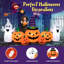 Longue citrouille d'Halloween gonflable