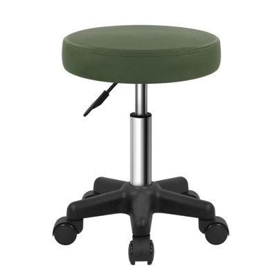 Round Rolling Stool Chair by Latitude Run