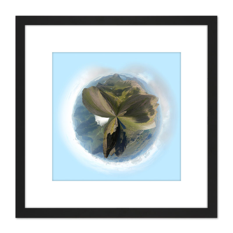 Little Planet Effect An Teallach Scotland Panorama View - Single Picture Frame Painting