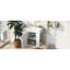 Lavabo de salle de bain en céramique de 21,6 pouces - rangement droit, style moderne, petit lavabo flottant pour salle de bain, séduisant-1344938537