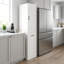 Grand garde-manger de cuisine étroit avec tablette de rangement coulissante à 3 niveaux, armoire de rangement autoportante avec tablettes réglables et porte, organisateur de garde-manger blanc pour la cuisine, la salle de lavage, le bureau personnel