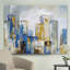 « city blues i », reproduction de peinture à l’aquarelle sur toile tendue-22481585