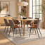 Chaises d'appoint rembourrées Castillon deux tons-1249821142