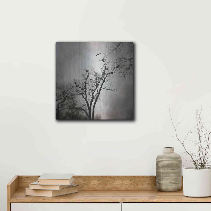 «The Heron Rookery» par Debra Van Swearingen, H 12 po x l 12 po